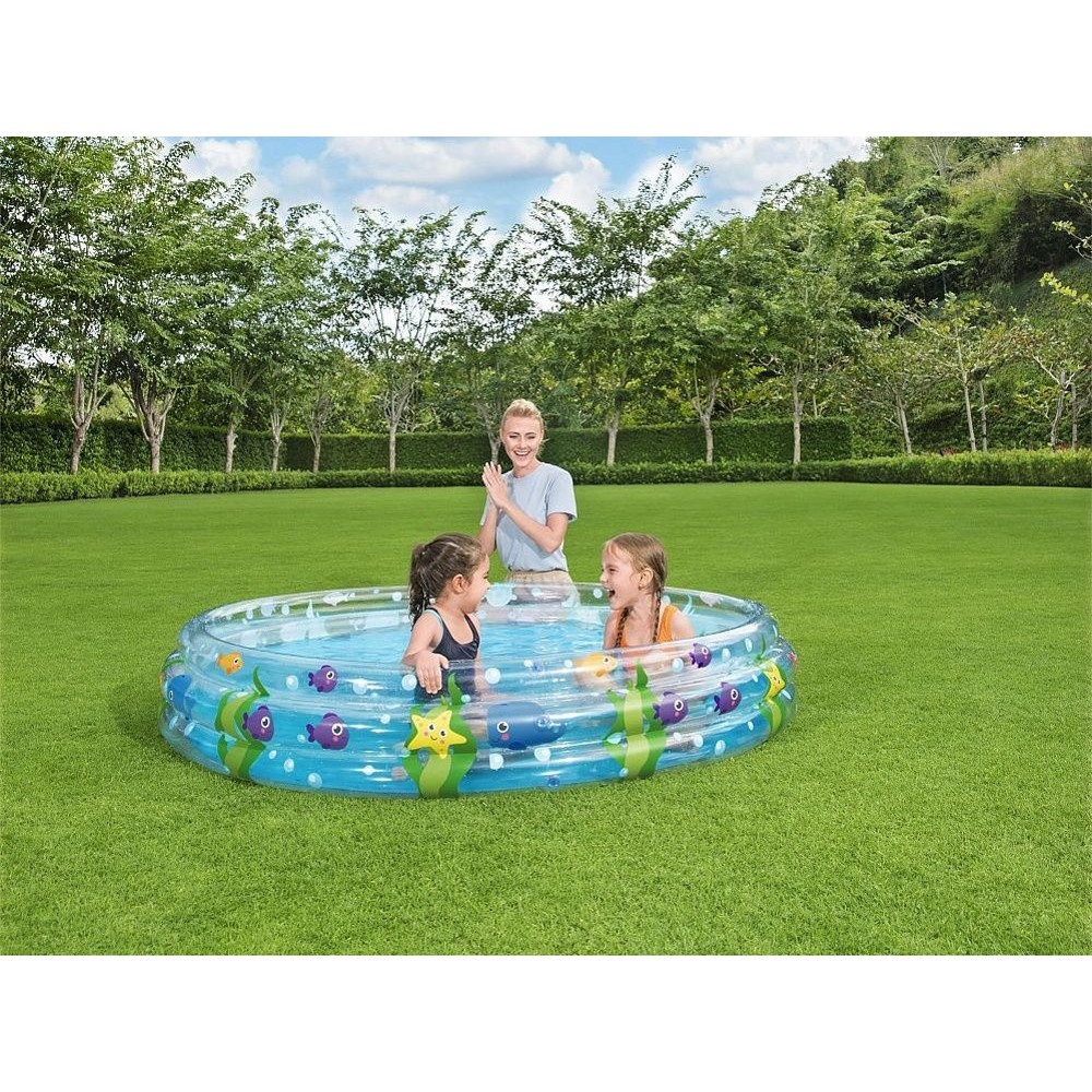 Bestway 51005 Nafukovací bazén pre deti, okrúhly Podmorský svet 183 cm x 33 cm