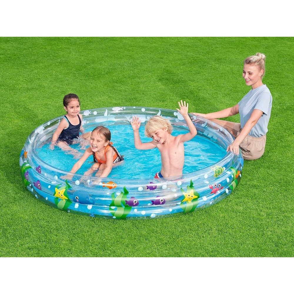 Bestway 51005 Nafukovací bazén pre deti, okrúhly Podmorský svet 183 cm x 33 cm