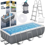 Bestway 56442 Bazén s Kovovou Konštrukciou POWER STEEL 404x201x100cm, filtračné pieskové čerpadlo, rebrík