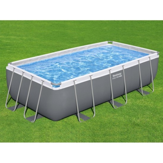 Bestway 56442 Bazén s Kovovou Konštrukciou POWER STEEL 404x201x100cm, filtračné pieskové čerpadlo, rebrík