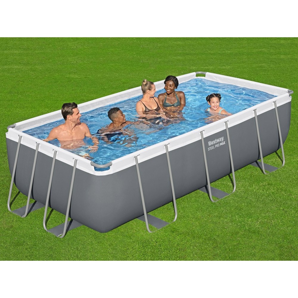 Bestway 56442 Bazén s Kovovou Konštrukciou POWER STEEL 404x201x100cm, filtračné pieskové čerpadlo, rebrík