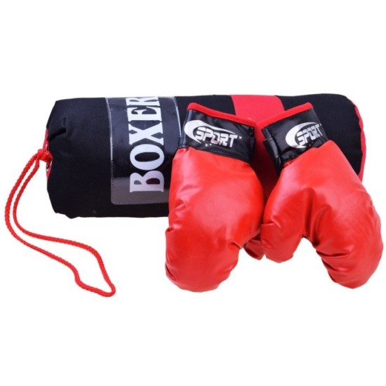 JOKO Boxerské vrece + boxerské rukavice, červené