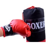 JOKO Boxerské vrece + boxerské rukavice, červené