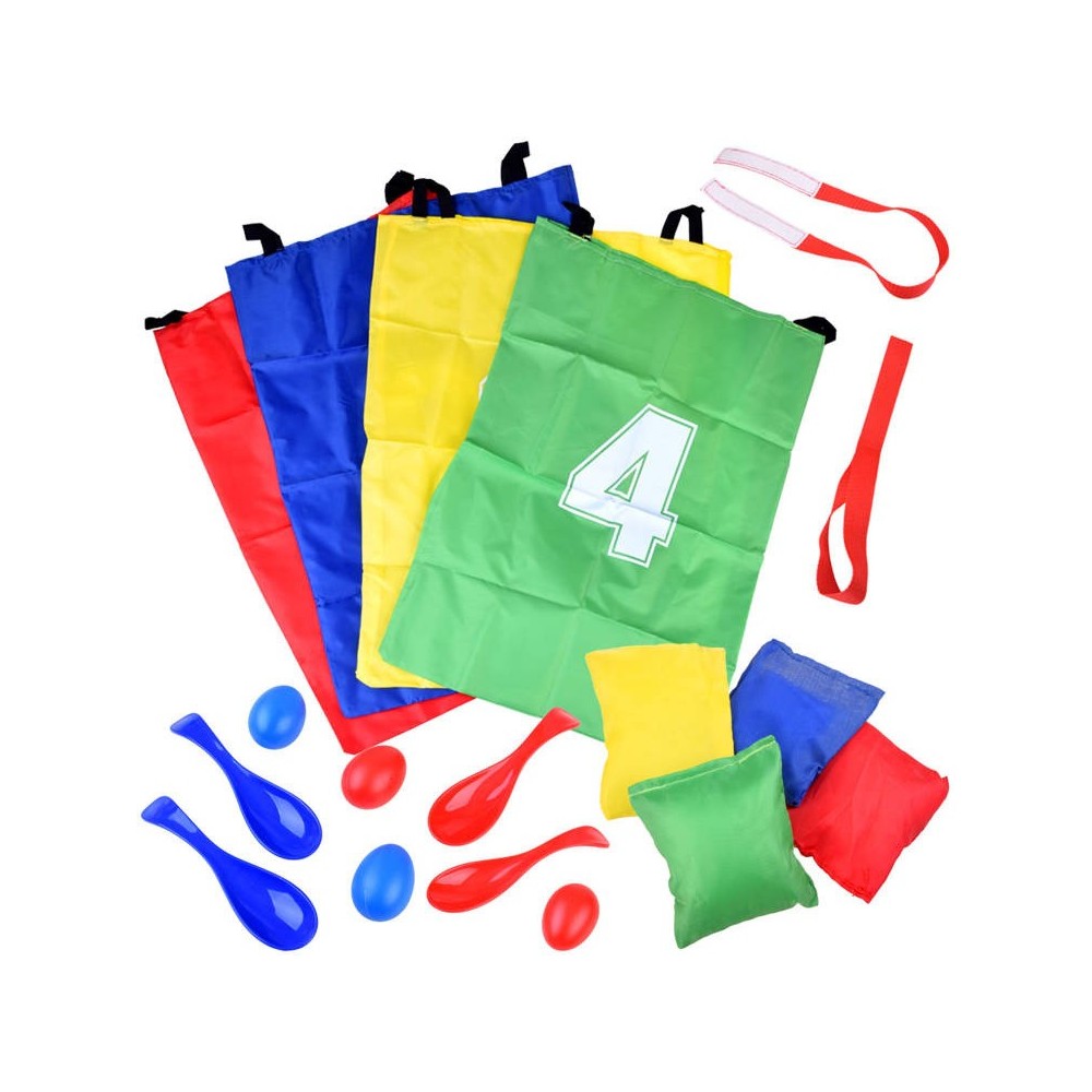 JOKO Sada na Detskú Párty Kinderparty Vrecia na skákacie vajíčka, lyžičky, súťaže pre deti