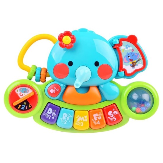 Hola Toys Destký Klavír Slon so svetlom a zvukom