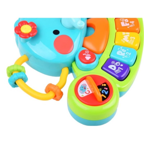 Hola Toys Destký Klavír Slon so svetlom a zvukom