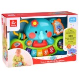 Hola Toys Destký Klavír Slon so svetlom a zvukom