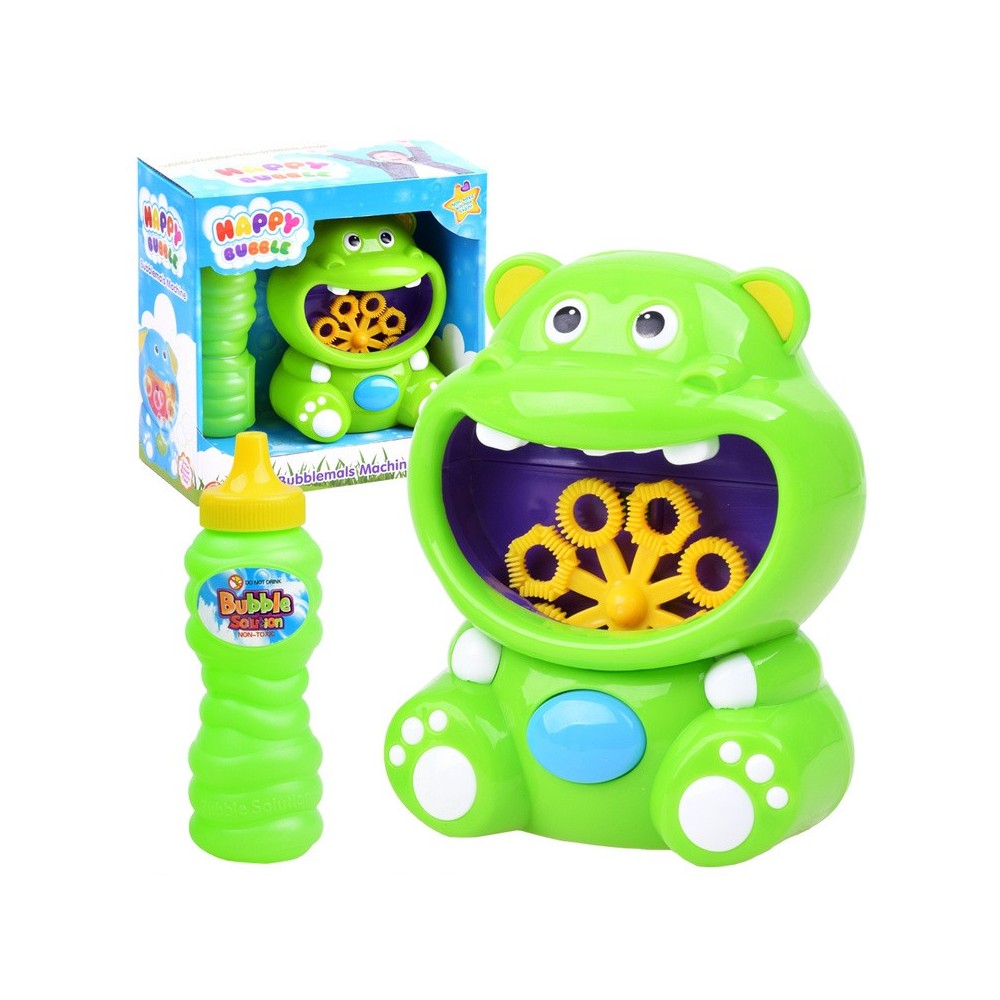 JOKO Automatický Bublifuk vypúšťajúci bubliny Hroch, zelená