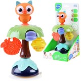 Hola Toys Hrkálka na prísavke Strom Sova, na detskú jedálenskú stoličku, stôl a podlahu