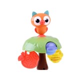 Hola Toys Hrkálka na prísavke Strom Sova, na detskú jedálenskú stoličku, stôl a podlahu