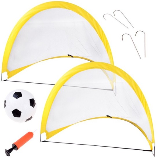 JOKO Detské futbalové bránky Samorozkladacie + lopta + púzdro