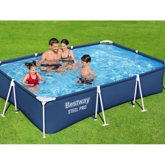 Bestway 56411 Bazén s kovovou konštrukciou Steel Pro 300cm x 201 x 66cm + filtračné čerpadlo