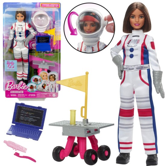 Mattel Barbie Bábika Astronautka s Príslušenstvom Prísl