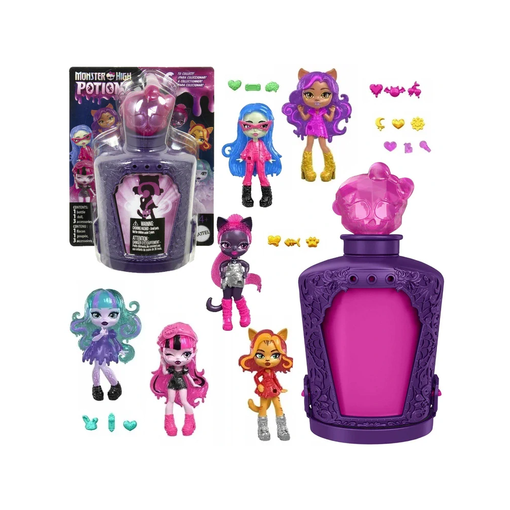 Mattel Monster High Mini Bábika ELIXIR s malou Monsterkou