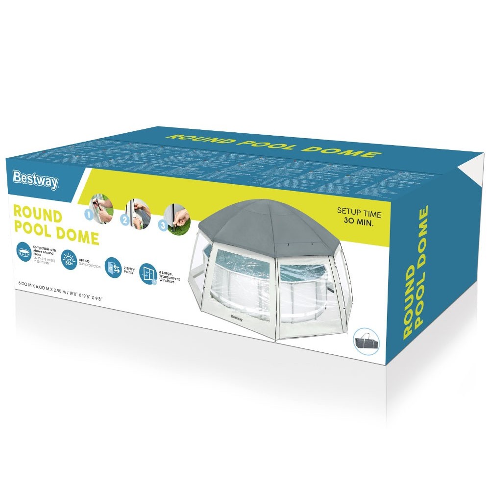Bestway 58612 Záhradný altánok, stan na bazén 3m x 6m