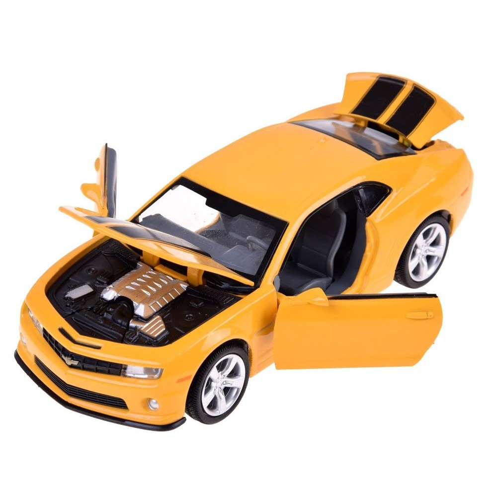 JOKO Kovový Model Autíčka Chevrolet Camaro SS 1:32 so svetlom a zvukom, žlté