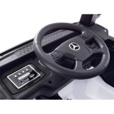 JOKO Elektrické autíčko, Elektrický Kamión Mercedes Benz Actros 4x45W, penové kolesá, kožené sedadlo, odpružené, FM rádio, biely