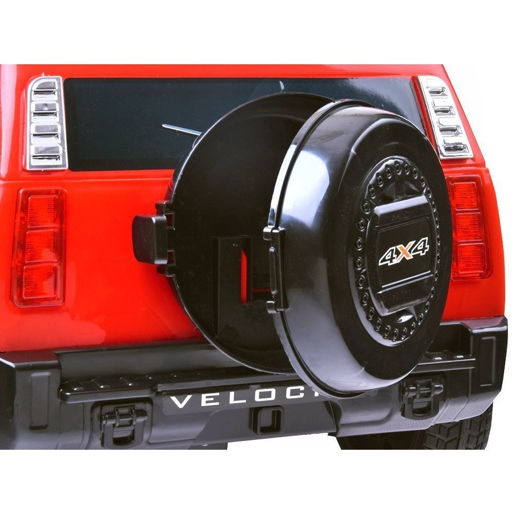 JOKO Elektrické autíčko HUMMER VELOCITY, penové kolesá, USB, MP3, diaľkové ovládanie, zelené
