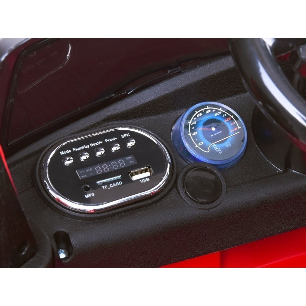 JOKO Elektrické autíčko HUMMER VELOCITY, penové kolesá, USB, MP3, diaľkové ovládanie, zelené