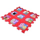 JOKO Penové puzzle Zvieratká + čísla 9ks 31cm x 31cm