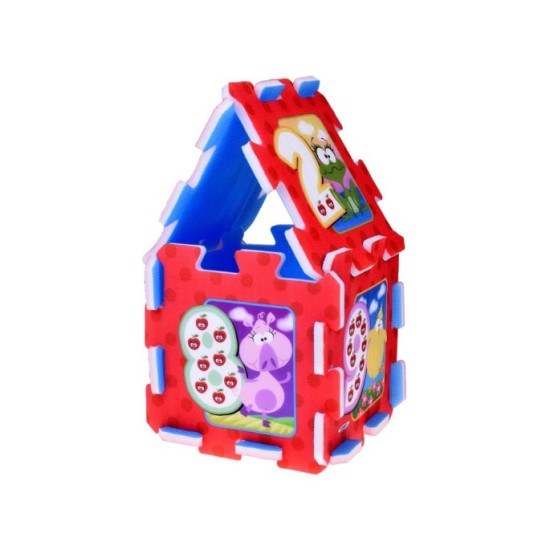 JOKO Penové puzzle Zvieratká + čísla 9ks 31cm x 31cm