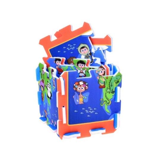 JOKO Penové Puzzle Mapa Sveta 9ks 31cm x 31cm