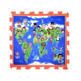 JOKO Penové Puzzle Mapa Sveta 9ks 31cm x 31cm