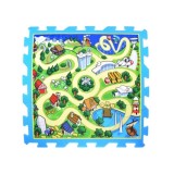 JOKO Penové Puzzle Mesto s cestami pre autá 31cm x 31cm