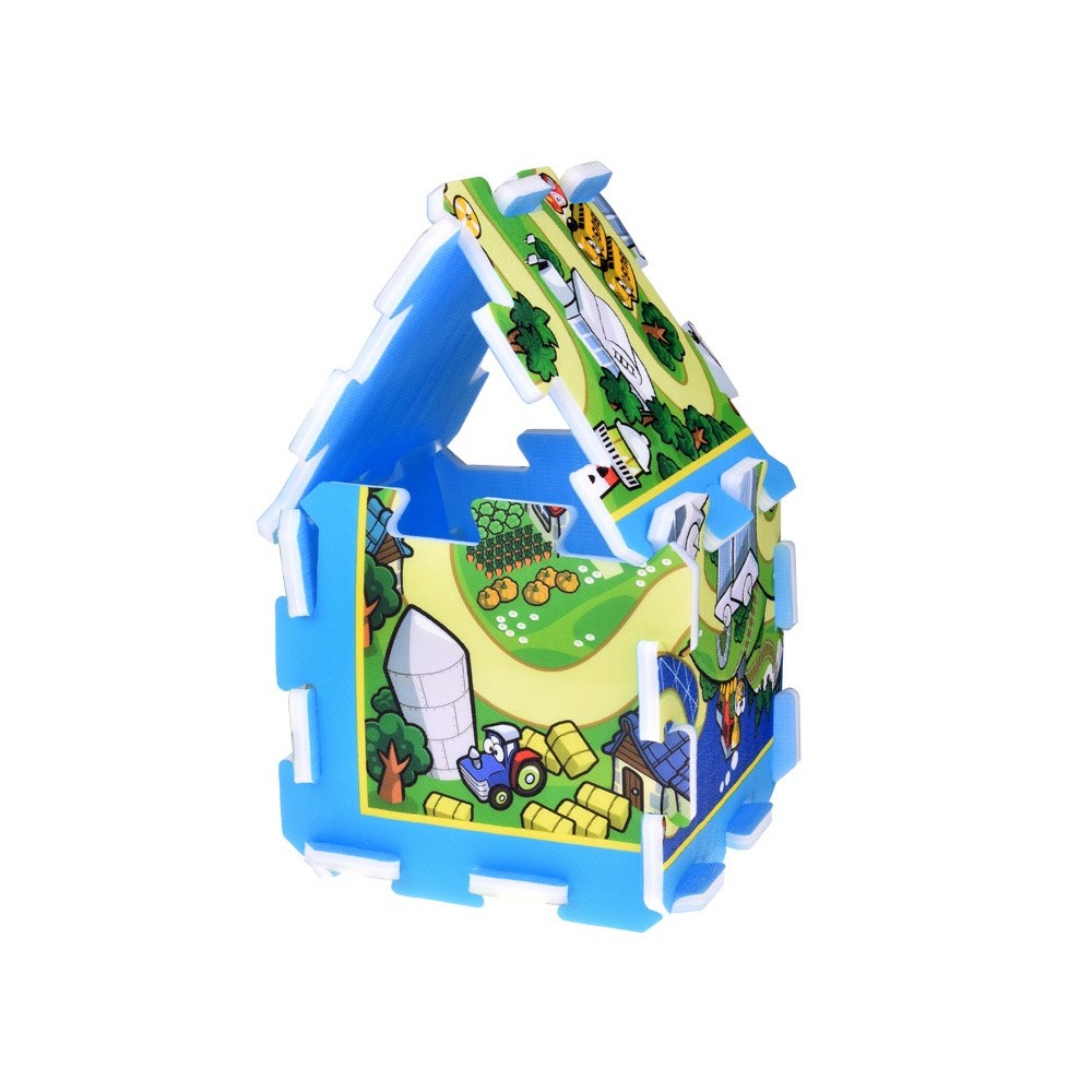 JOKO Penové Puzzle Mesto s cestami pre autá 31cm x 31cm