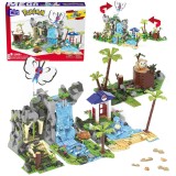 Mattel Stavebnica MEGA Pokémon Výlet do Džungle Jungle Voyage 1362ks + 4 Pokémon figúrky
