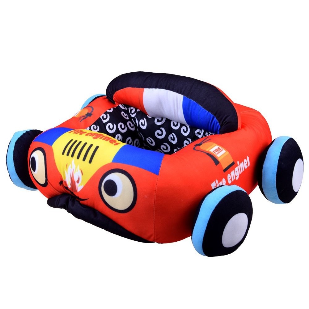 JOKO Detské kreslo Hasičské auto, detská stolička, červené