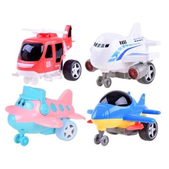 JOKO Veľký Kamión, Odťahové auto 43cm + 3 lietadlá + vrtulník + svetlo + zvuk
