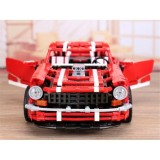 JOKO Veľká Technická stavebnica Autíčko Mustang Muscle 50cm 2000ks, červené