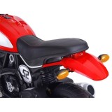 JOKO Elektrická motorka s nafukovacími kolesami Street Bob, MP3, USB, oranžová