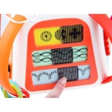 Hola Toys Interaktívna kocka so svetlom a zvukom + mazacia tabuľa + klavír + zrkadlo