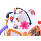 Hola Toys Interaktívna kocka so svetlom a zvukom + mazacia tabuľa + klavír + zrkadlo