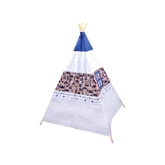 JOKO Detský stan Teepe Wigwam 145cm, biely