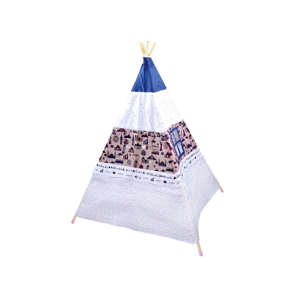 JOKO Detský stan Teepe Wigwam 145cm, biely