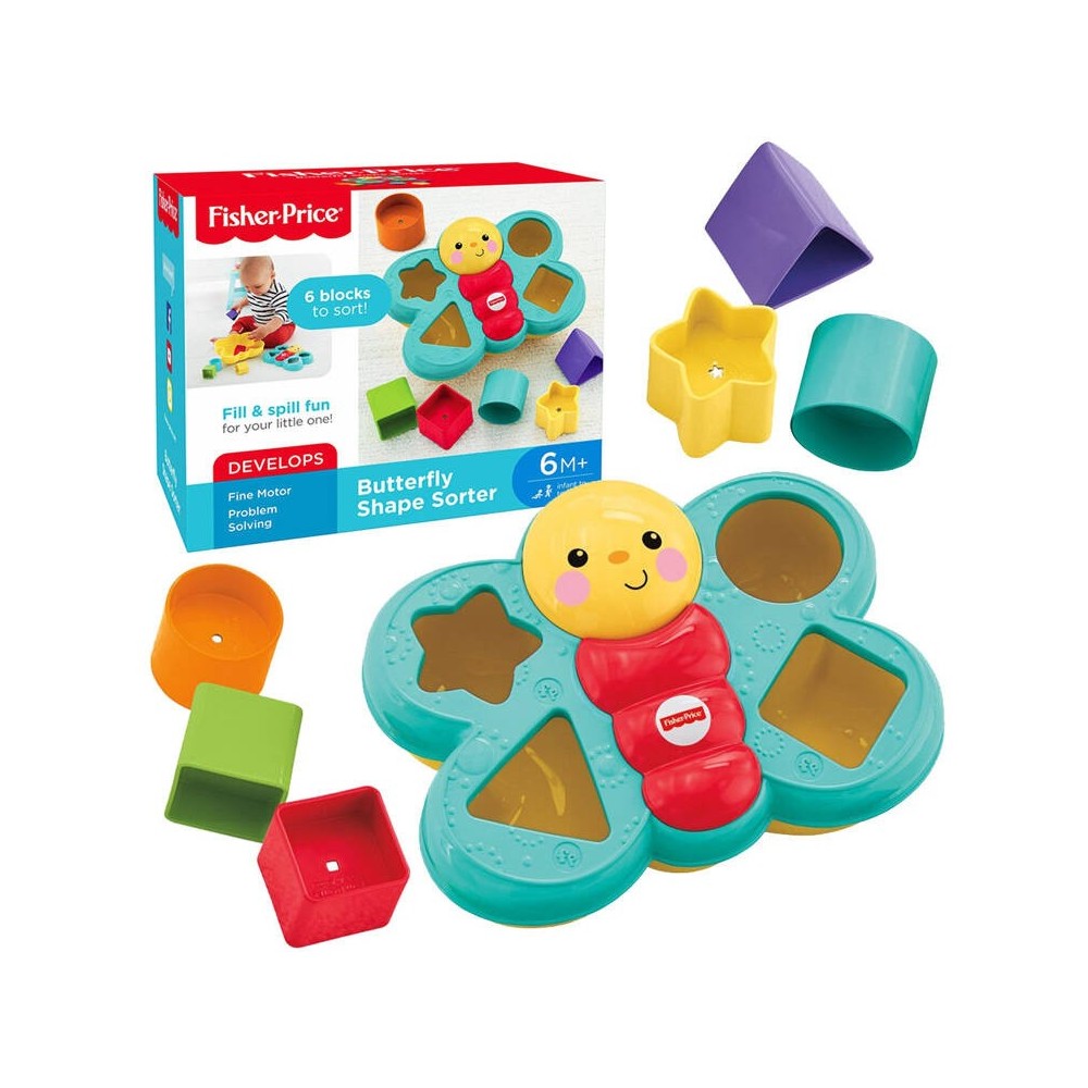 Fisher-Price Motýlik - učíme se tvary, vkladačka