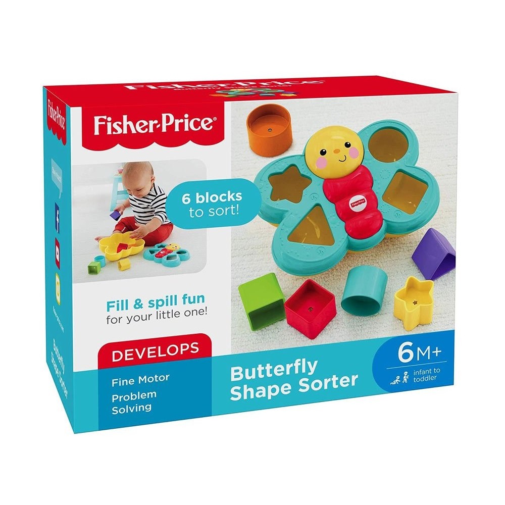 Fisher-Price Motýlik - učíme se tvary, vkladačka
