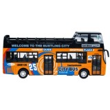 JOKO Poschodový Autobus so svetlom a zvukom + otváracie dvere, oranžový