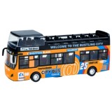 JOKO Poschodový Autobus so svetlom a zvukom + otváracie dvere, oranžový