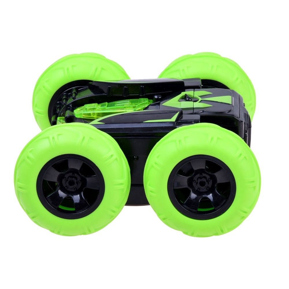 JOKO RC Kaskadérske Autíčko STUNT 360 Rotate na diaľkové ovládanie + svetlo, zelené