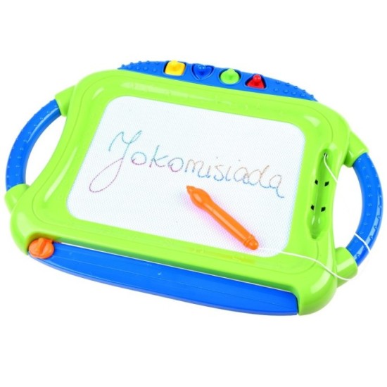 JOKO Tabuľa mazacia na kreslenie do nekonečna + 4 pečiatky, zelená