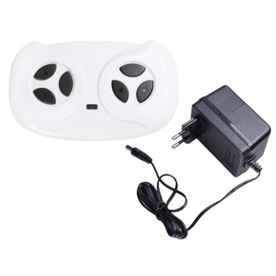 JOKO Elektrický traktor s vlečkou na drevo BLOW, diaľkové ovládanie, penové kolesá, kožené sedadlo, Led svetlá, USB, MP3, ružový