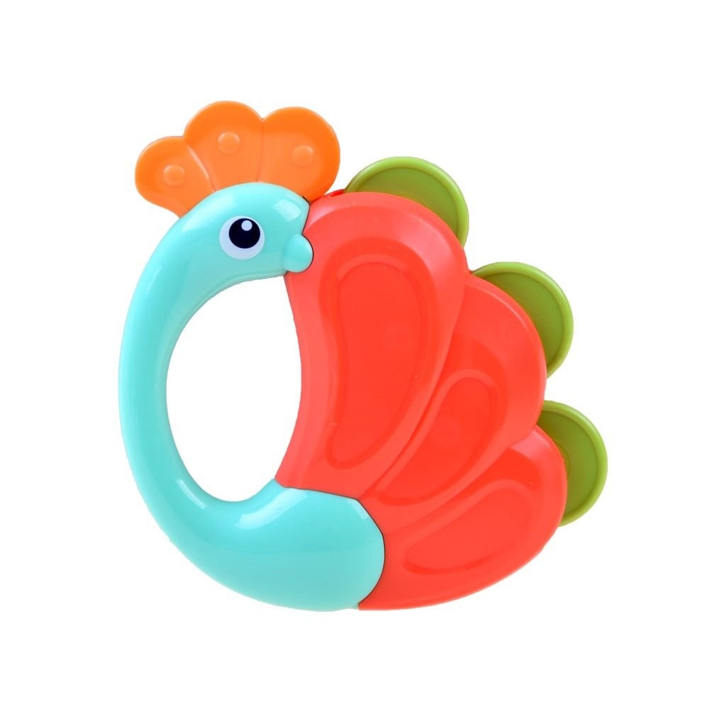 HOLA Toys Sada Hrkálky, Hryzátka Zvieratká 5ks v plastovom boxe
