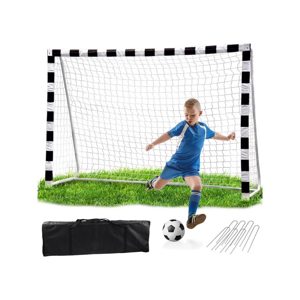 JOKO Veľká Futbalová Bránka Kovová 300 x 205 x 90 cm, štadiónová futbalová bránka + púzdro