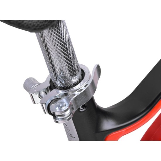 Tiny Bike Detské odrážadlo s nafukovacími kolesami 10", čierno-červené