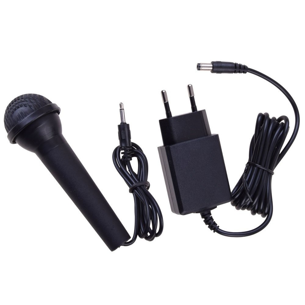 JOKO Detské klávesy s mikrofónom, 61 dynamických kláves + USB vstup, červené