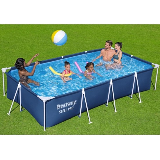 Bestway 56424 Bazén s konštrukciou, 400cm x 211cm x 81cm + filtračné čerpadlo